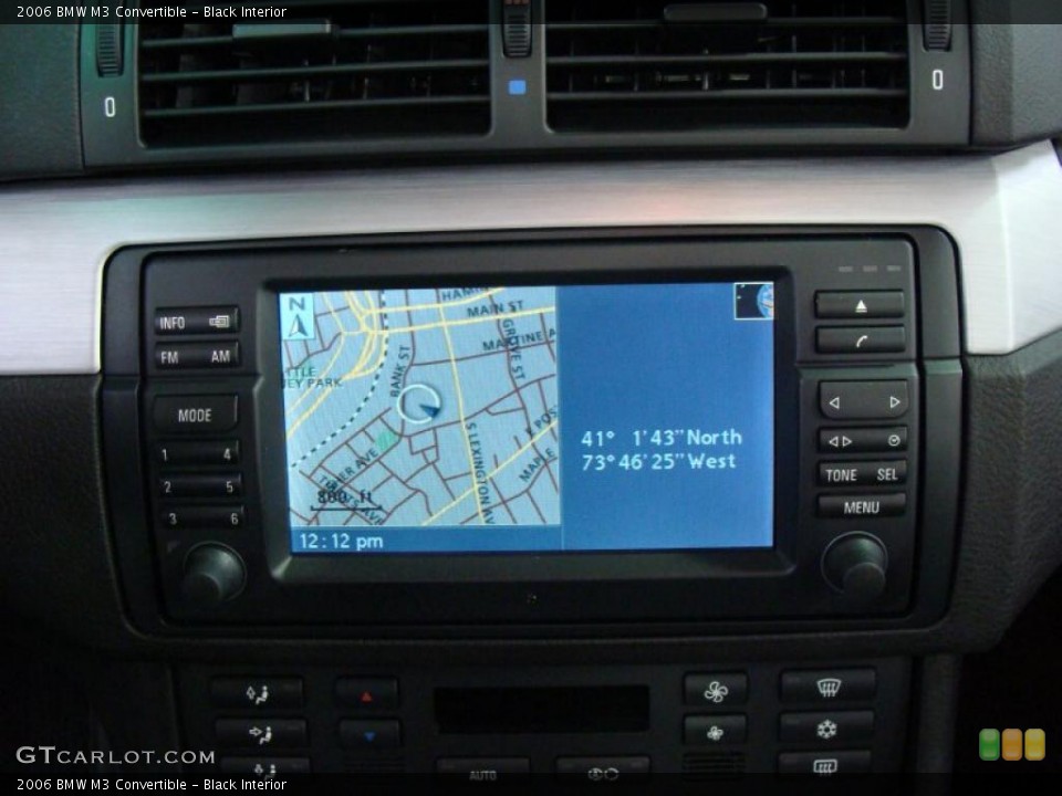 Black Interior Navigation for the 2006 BMW M3 Convertible #47560187