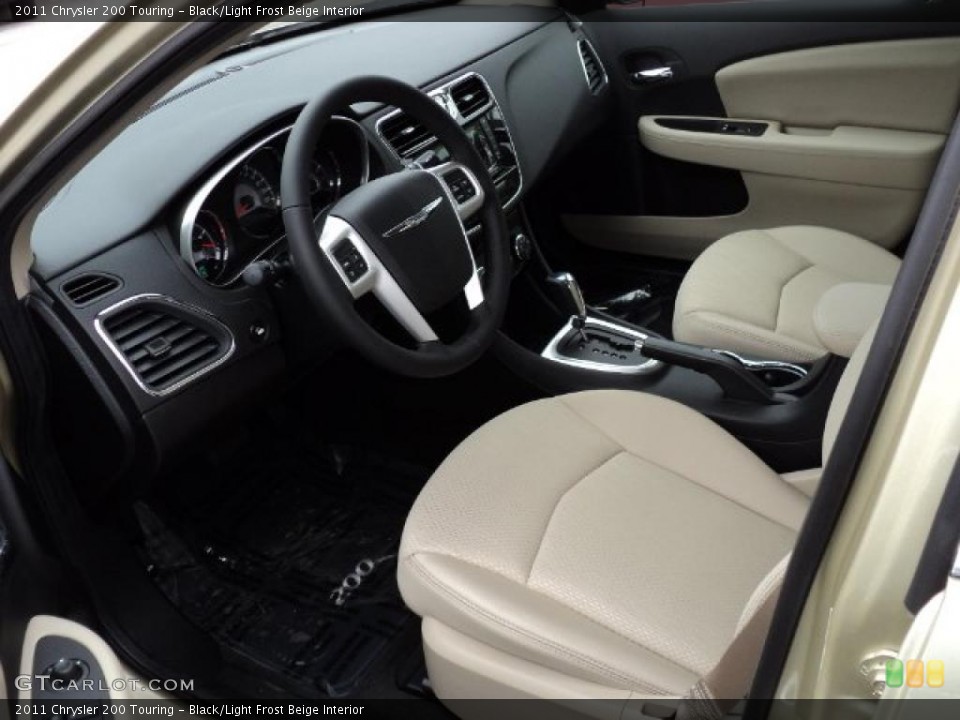Black/Light Frost Beige Interior Photo for the 2011 Chrysler 200 Touring #47562236
