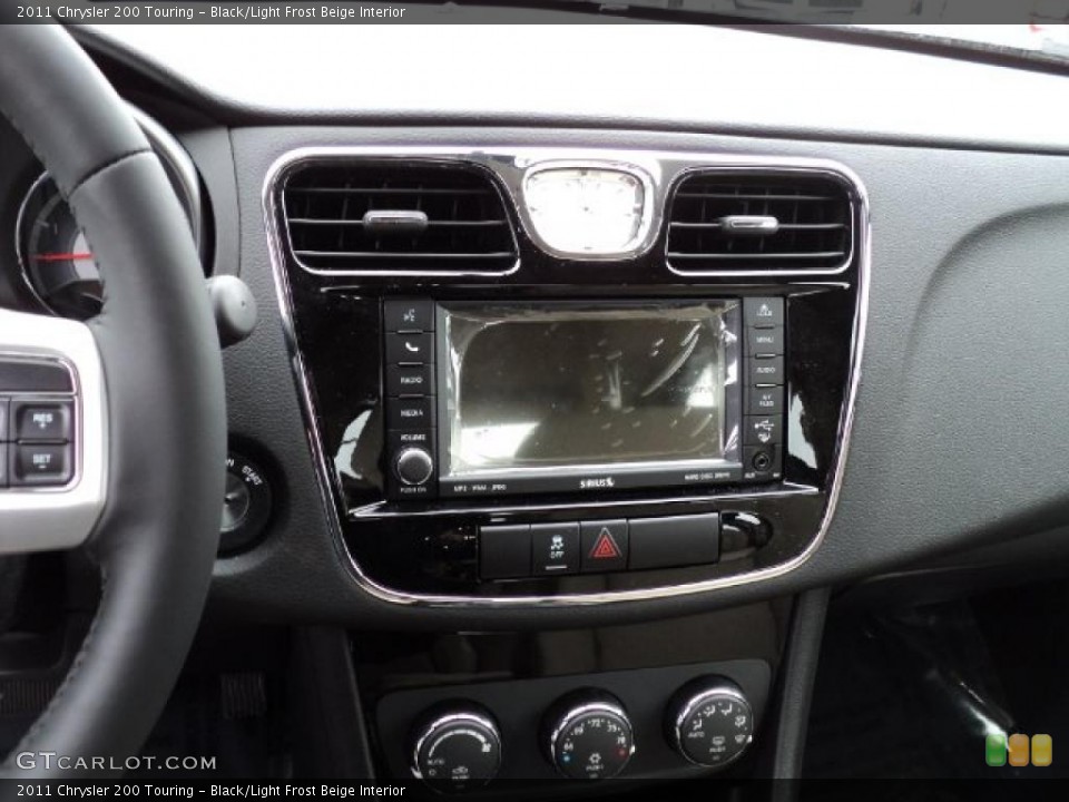Black/Light Frost Beige Interior Controls for the 2011 Chrysler 200 Touring #47562275
