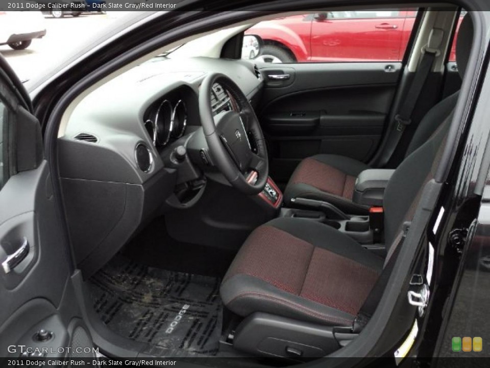 Dark Slate Gray/Red Interior Photo for the 2011 Dodge Caliber Rush #47562407