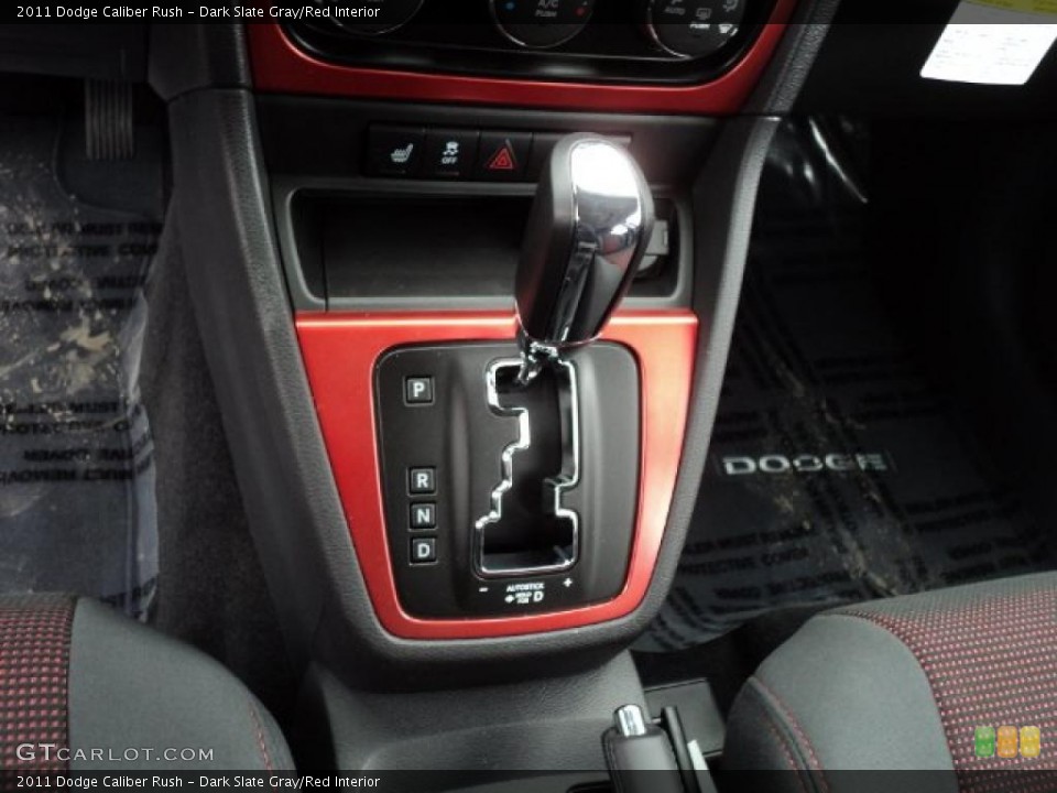 Dark Slate Gray/Red Interior Transmission for the 2011 Dodge Caliber Rush #47562449