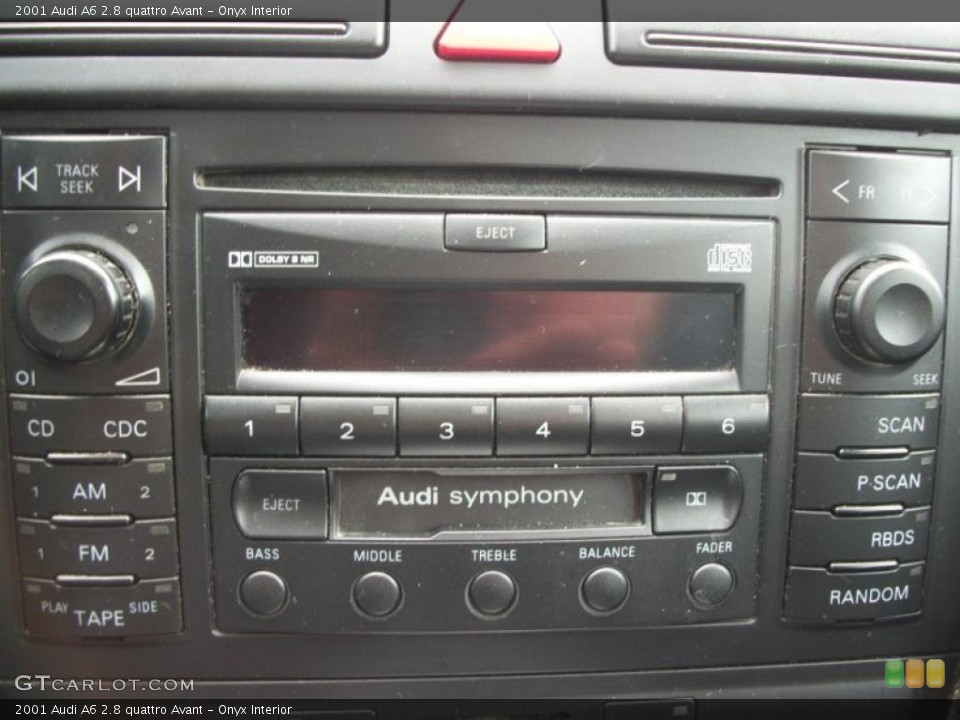 Onyx Interior Controls for the 2001 Audi A6 2.8 quattro Avant #47563154