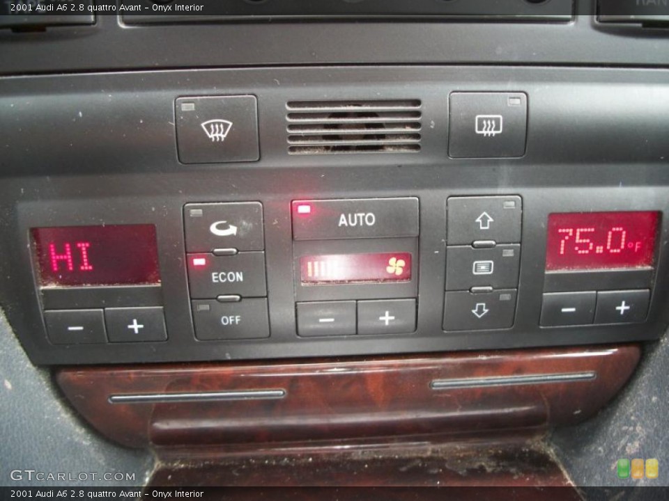 Onyx Interior Controls for the 2001 Audi A6 2.8 quattro Avant #47563172