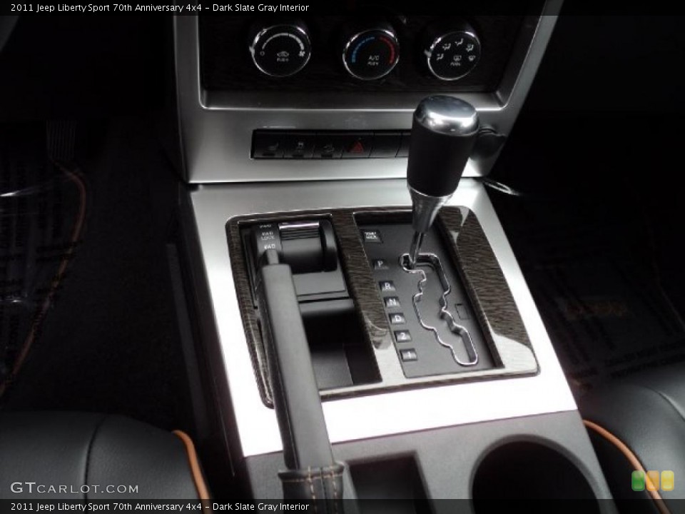 Dark Slate Gray Interior Transmission for the 2011 Jeep Liberty Sport 70th Anniversary 4x4 #47564144
