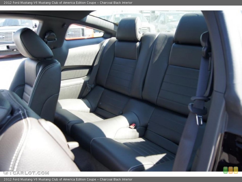 Charcoal Black Interior Photo for the 2012 Ford Mustang V6 Mustang Club of America Edition Coupe #47565611