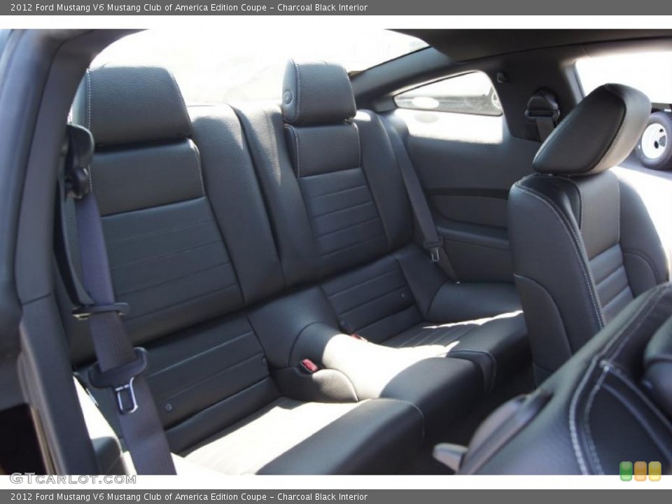Charcoal Black Interior Photo for the 2012 Ford Mustang V6 Mustang Club of America Edition Coupe #47565629