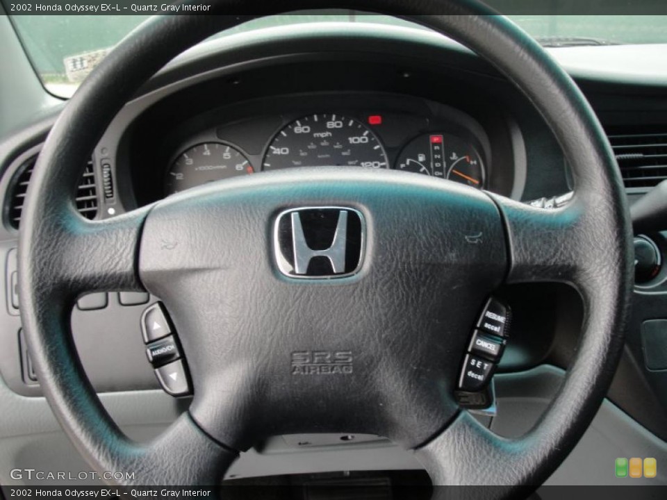 Quartz Gray Interior Steering Wheel for the 2002 Honda Odyssey EX-L #47567009