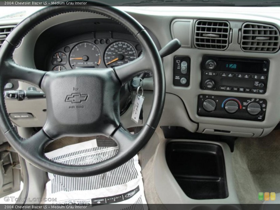 Medium Gray Interior Dashboard for the 2004 Chevrolet Blazer LS #47568617