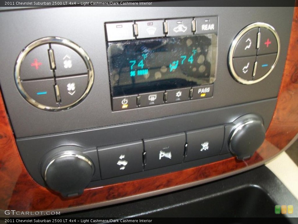 Light Cashmere/Dark Cashmere Interior Controls for the 2011 Chevrolet Suburban 2500 LT 4x4 #47569406