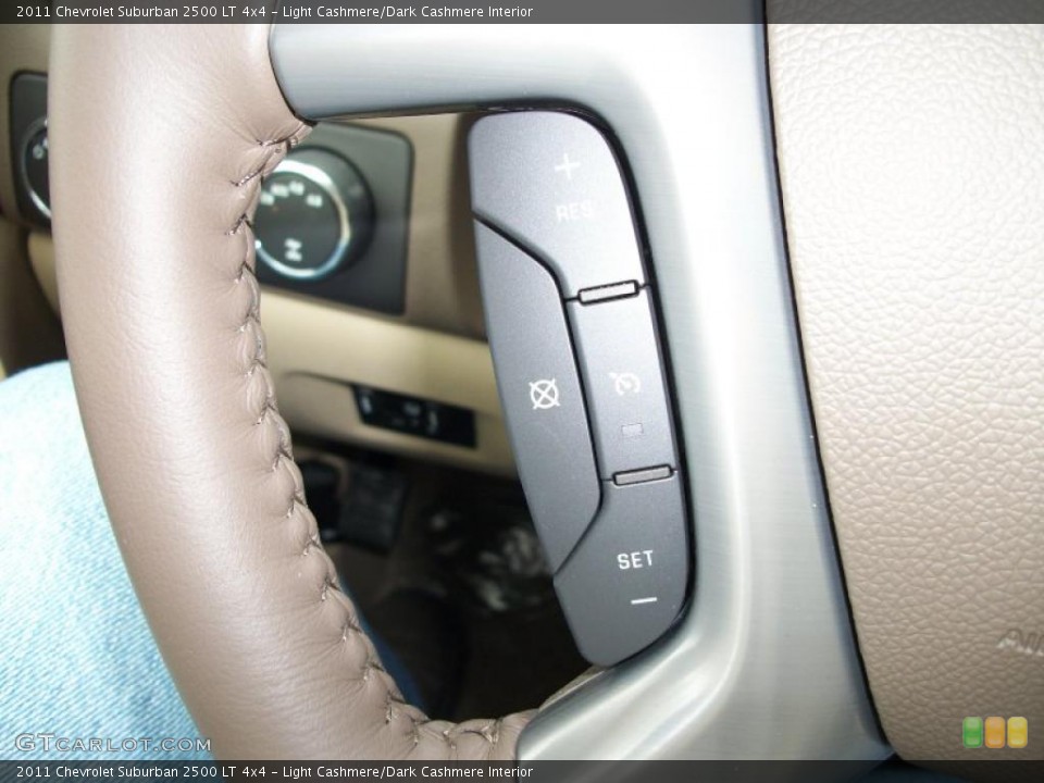 Light Cashmere/Dark Cashmere Interior Controls for the 2011 Chevrolet Suburban 2500 LT 4x4 #47569520