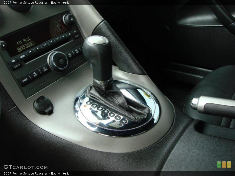 Ebony Interior Transmission for the 2007 Pontiac Solstice Roadster #47570138
