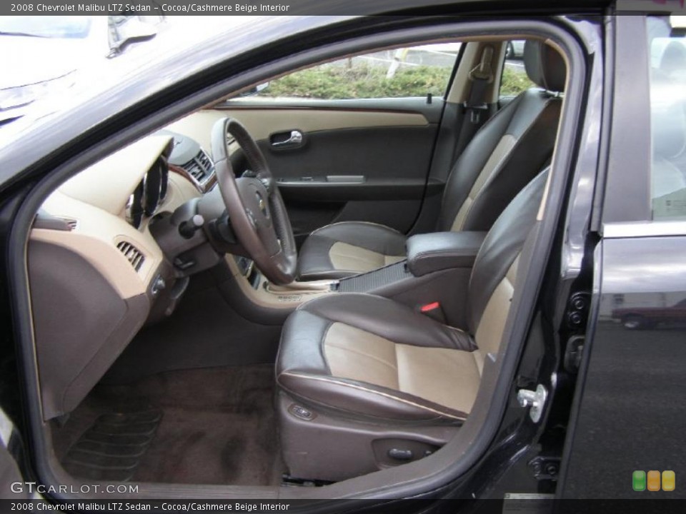 Cocoa/Cashmere Beige Interior Photo for the 2008 Chevrolet Malibu LTZ Sedan #47573744