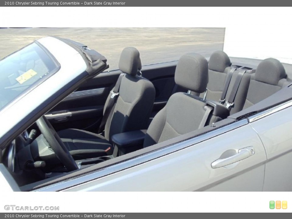 Dark Slate Gray Interior Photo for the 2010 Chrysler Sebring Touring Convertible #47573837