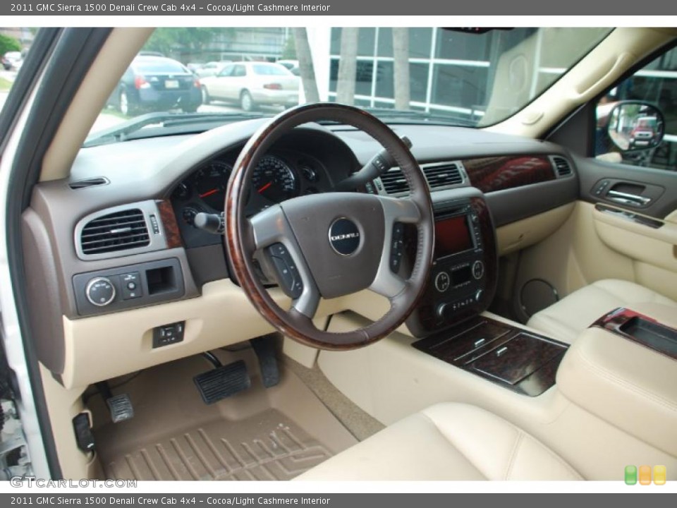 Cocoa/Light Cashmere Interior Prime Interior for the 2011 GMC Sierra 1500 Denali Crew Cab 4x4 #47574122