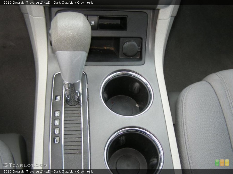 Dark Gray/Light Gray Interior Transmission for the 2010 Chevrolet Traverse LS AWD #47574800