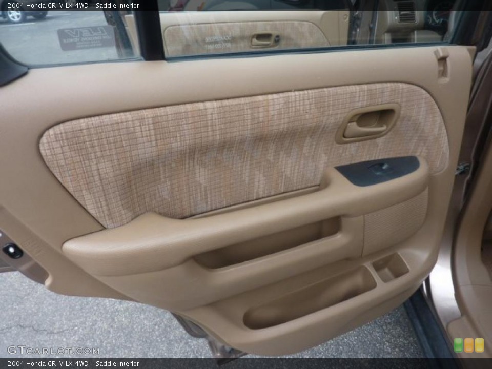 Saddle Interior Door Panel for the 2004 Honda CR-V LX 4WD #47577596