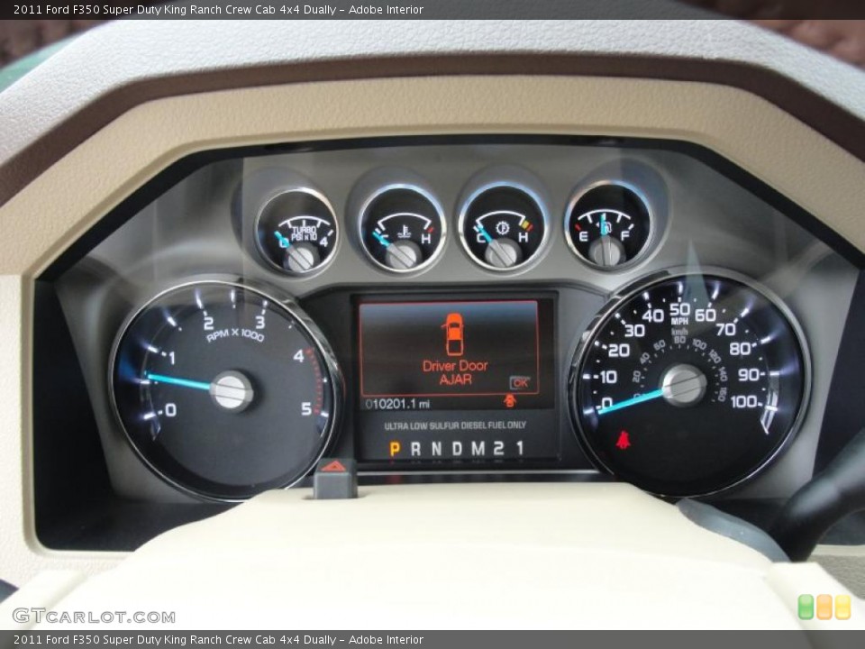 Adobe Interior Gauges for the 2011 Ford F350 Super Duty King Ranch Crew Cab 4x4 Dually #47578862