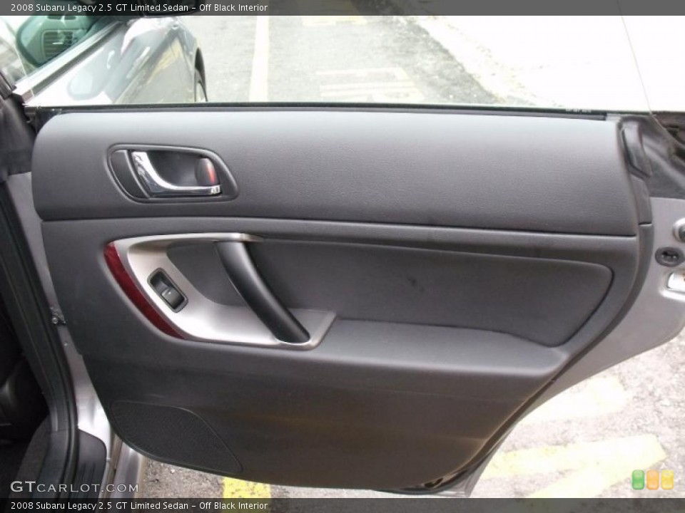 Off Black Interior Door Panel for the 2008 Subaru Legacy 2.5 GT Limited Sedan #47579408