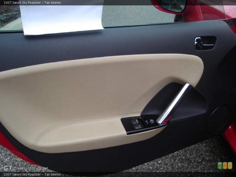 Tan Interior Door Panel for the 2007 Saturn Sky Roadster #47579570