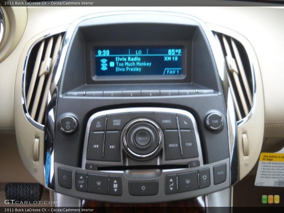 Cocoa/Cashmere Interior Controls for the 2011 Buick LaCrosse CX #47580641
