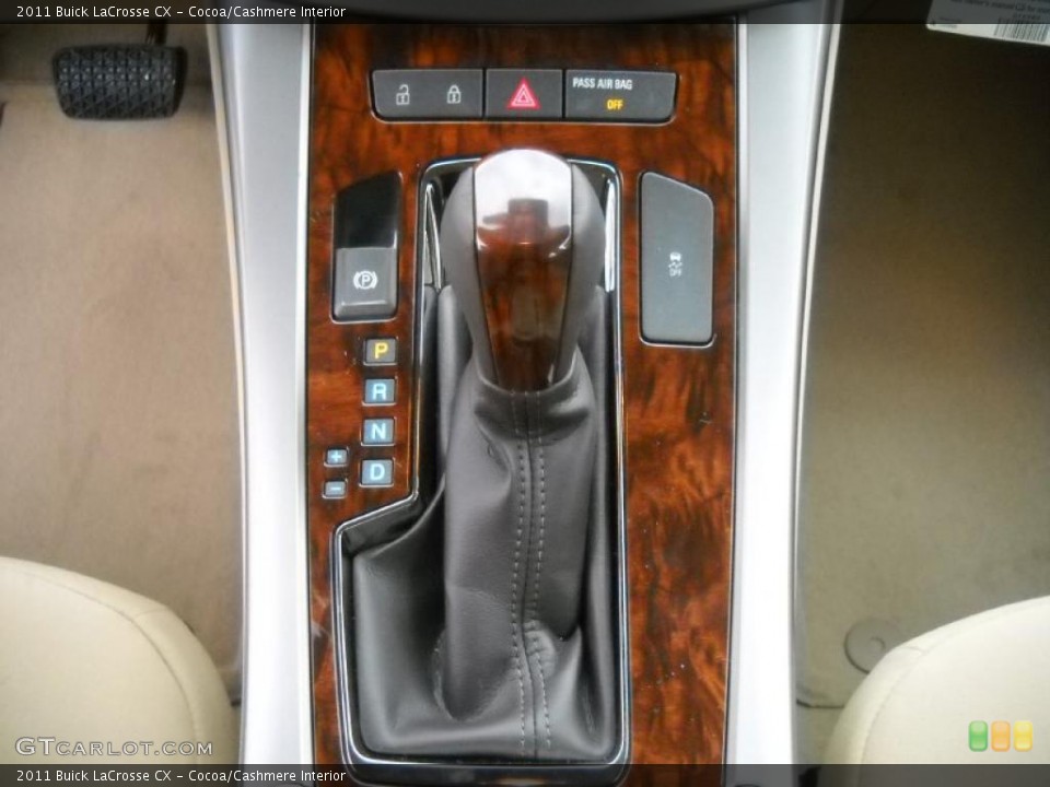 Cocoa/Cashmere Interior Transmission for the 2011 Buick LaCrosse CX #47580644