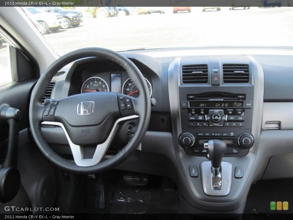 Gray Interior Dashboard for the 2011 Honda CR-V EX-L #47582096