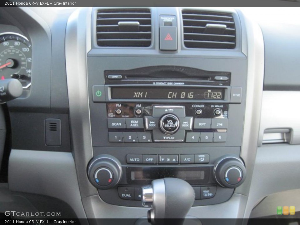 Gray Interior Controls for the 2011 Honda CR-V EX-L #47582105