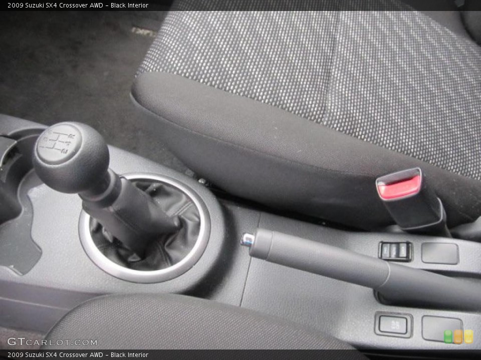 Black Interior Transmission for the 2009 Suzuki SX4 Crossover AWD #47582528