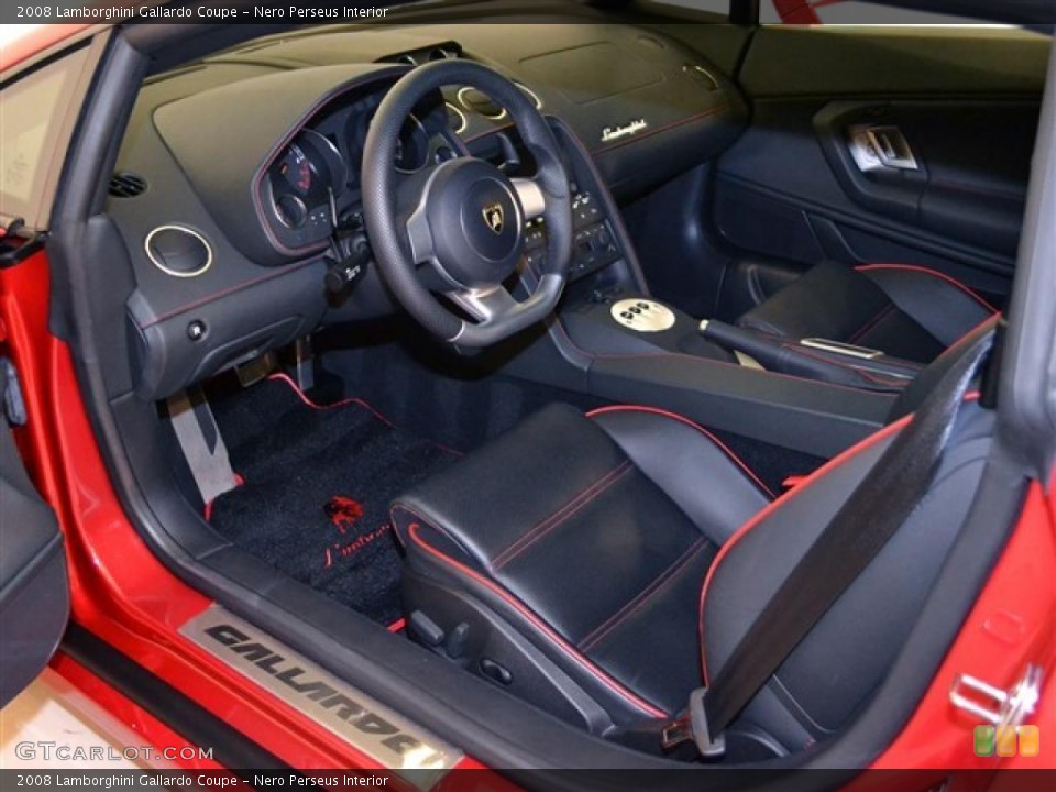 Nero Perseus Interior Photo for the 2008 Lamborghini Gallardo Coupe #47586949