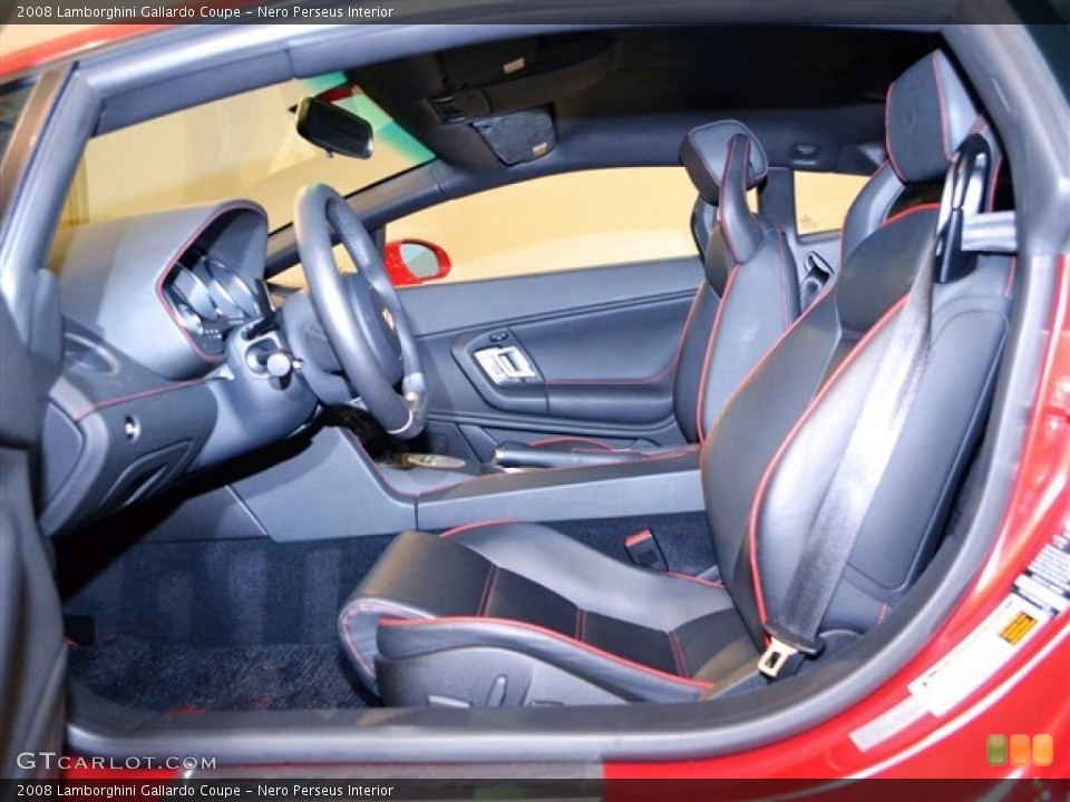 Nero Perseus Interior Photo for the 2008 Lamborghini Gallardo Coupe #47586988