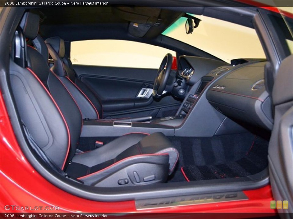 Nero Perseus Interior Photo for the 2008 Lamborghini Gallardo Coupe #47587030