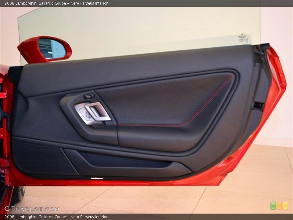 Nero Perseus Interior Door Panel for the 2008 Lamborghini Gallardo Coupe #47587126