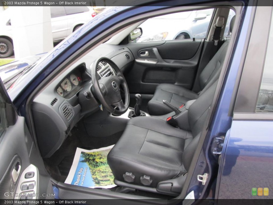 Off Black Interior Photo for the 2003 Mazda Protege 5 Wagon #47587876
