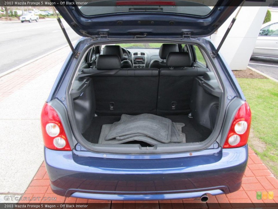 Off Black Interior Trunk for the 2003 Mazda Protege 5 Wagon #47587909