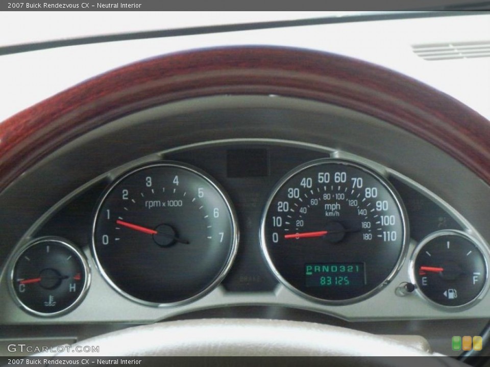 Neutral Interior Gauges for the 2007 Buick Rendezvous CX #47588650