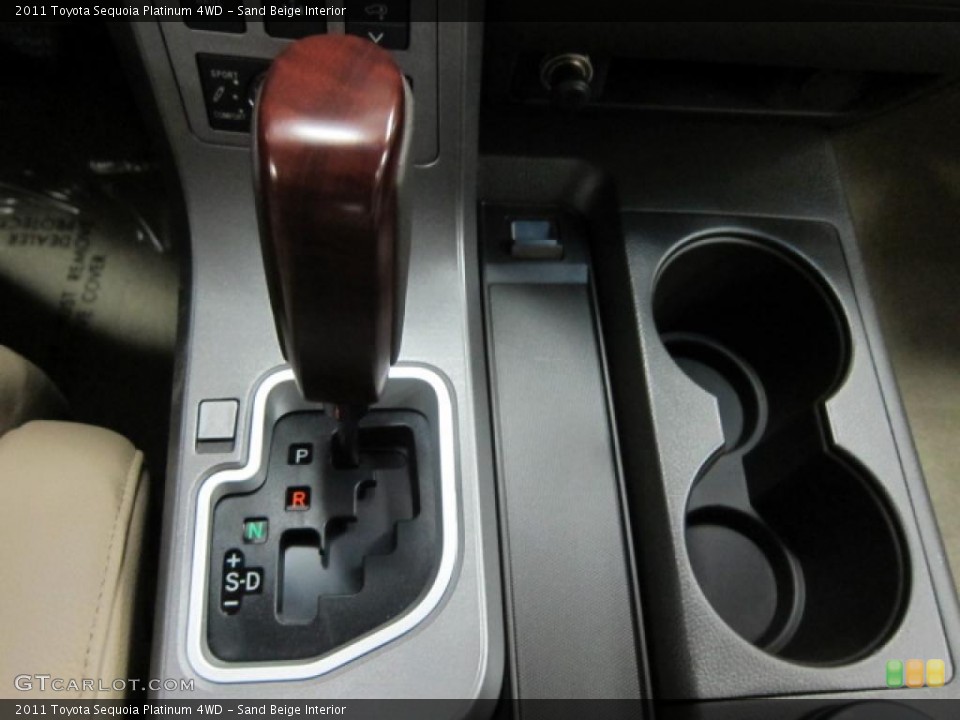 Sand Beige Interior Transmission for the 2011 Toyota Sequoia Platinum 4WD #47589094