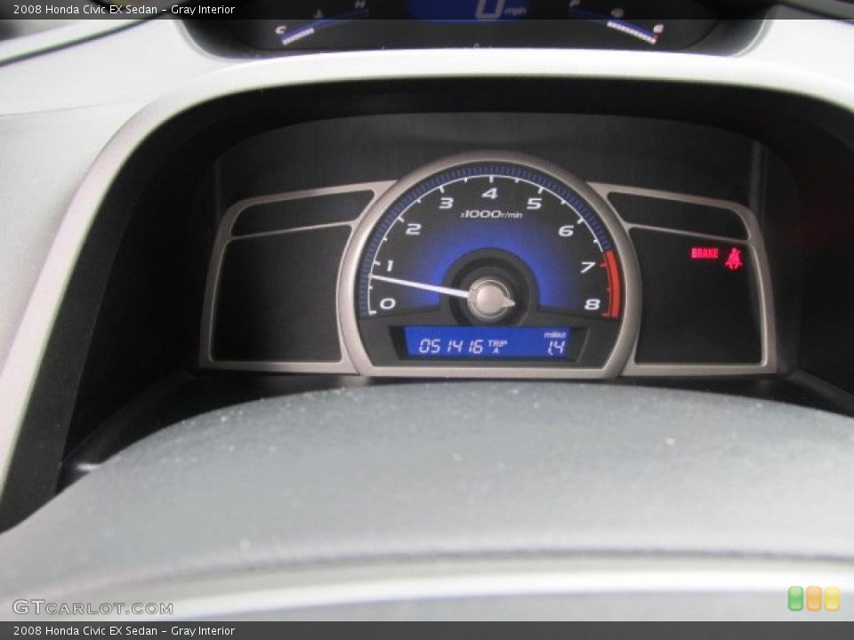 Gray Interior Gauges for the 2008 Honda Civic EX Sedan #47589622