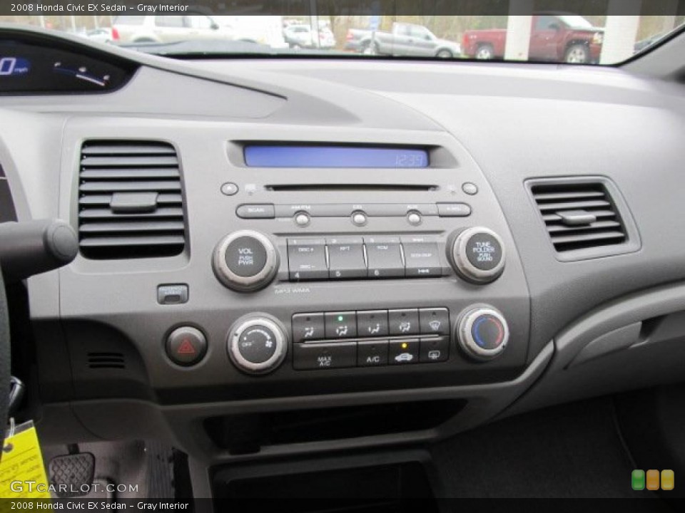 Gray Interior Controls for the 2008 Honda Civic EX Sedan #47589679