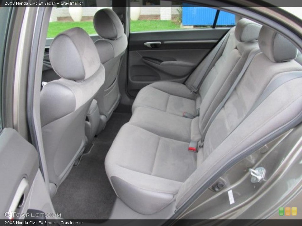 Gray Interior Photo for the 2008 Honda Civic EX Sedan #47589697