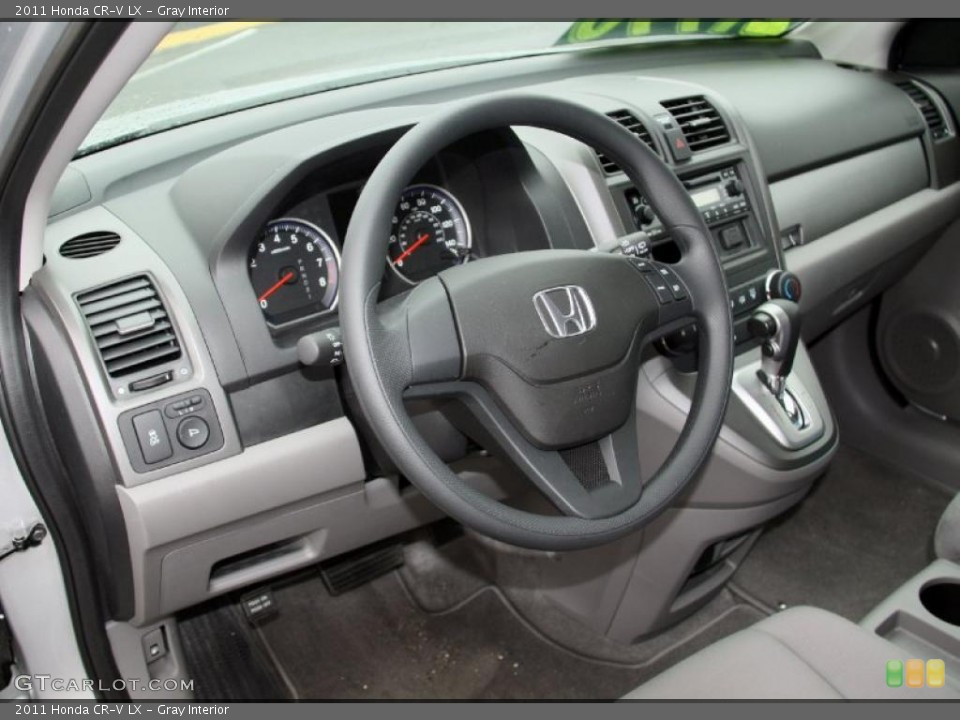 Gray Interior Dashboard for the 2011 Honda CR-V LX #47590420