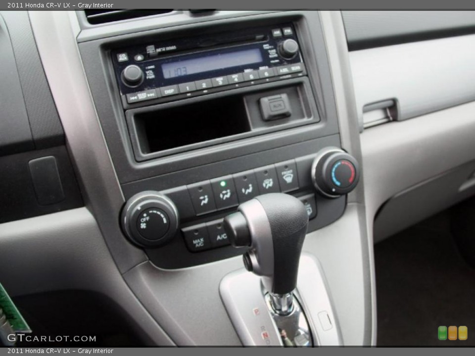 Gray Interior Controls for the 2011 Honda CR-V LX #47590660