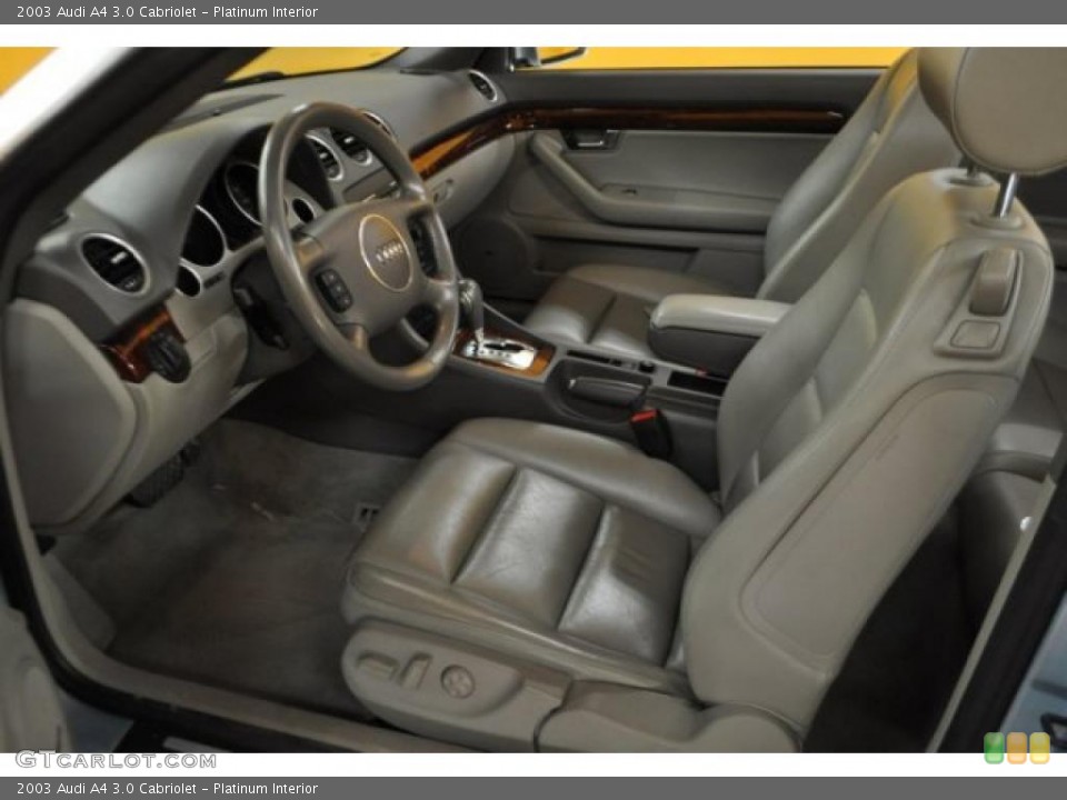 Platinum Interior Photo for the 2003 Audi A4 3.0 Cabriolet #47591707