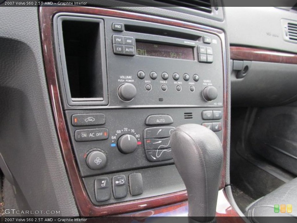 Graphite Interior Controls for the 2007 Volvo S60 2.5T AWD #47596844