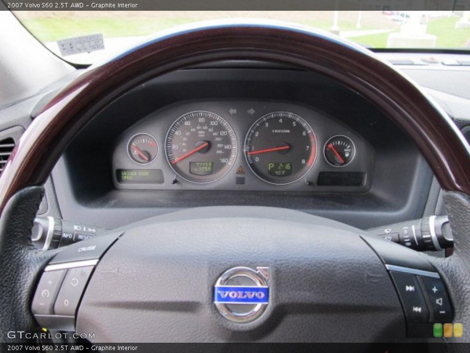 Graphite Interior Steering Wheel for the 2007 Volvo S60 2.5T AWD #47596859