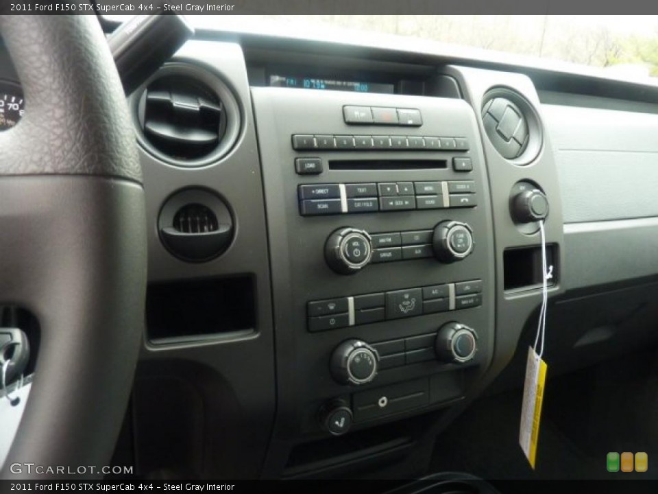Steel Gray Interior Controls for the 2011 Ford F150 STX SuperCab 4x4 #47597174