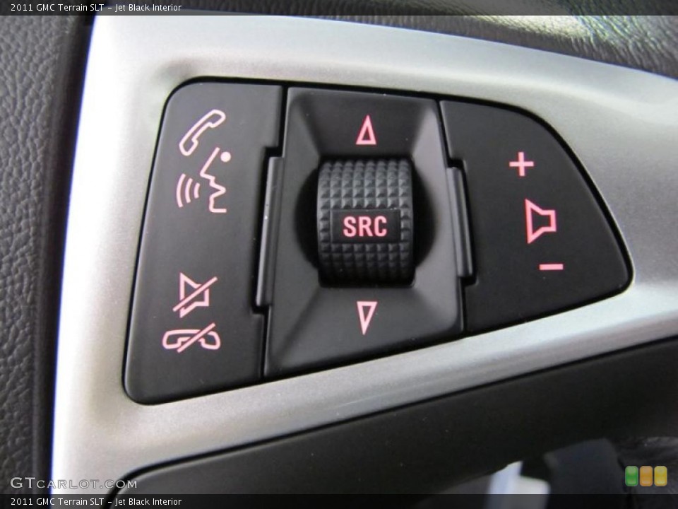 Jet Black Interior Controls for the 2011 GMC Terrain SLT #47597918