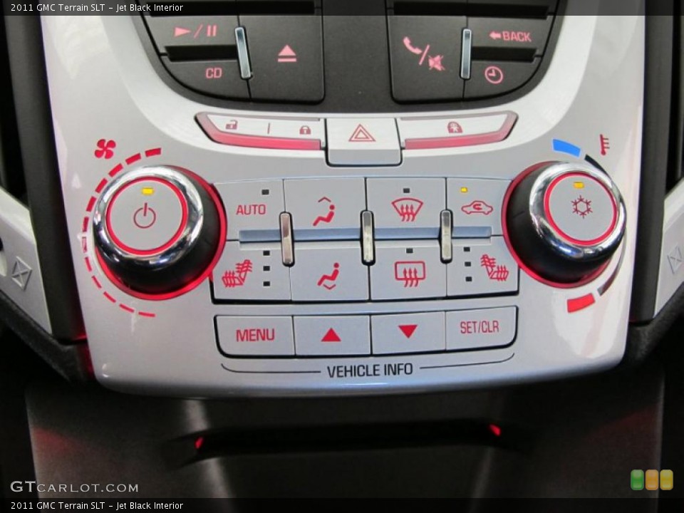 Jet Black Interior Controls for the 2011 GMC Terrain SLT #47597942