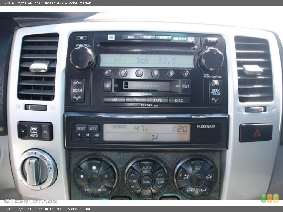 Stone Interior Controls for the 2004 Toyota 4Runner Limited 4x4 #47599631