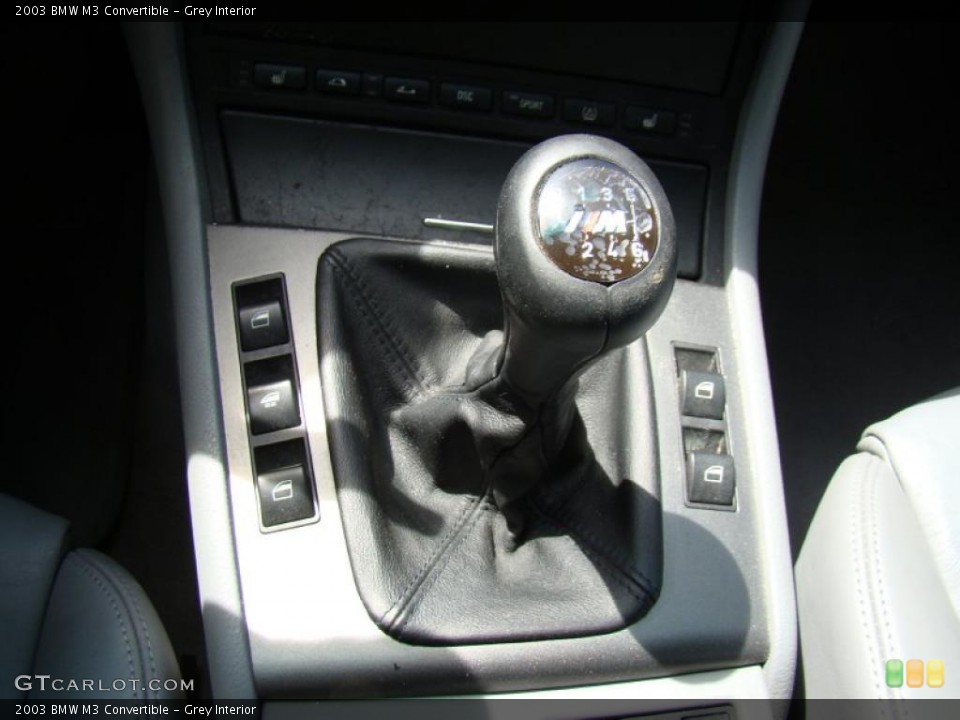 Grey Interior Transmission for the 2003 BMW M3 Convertible #47603018