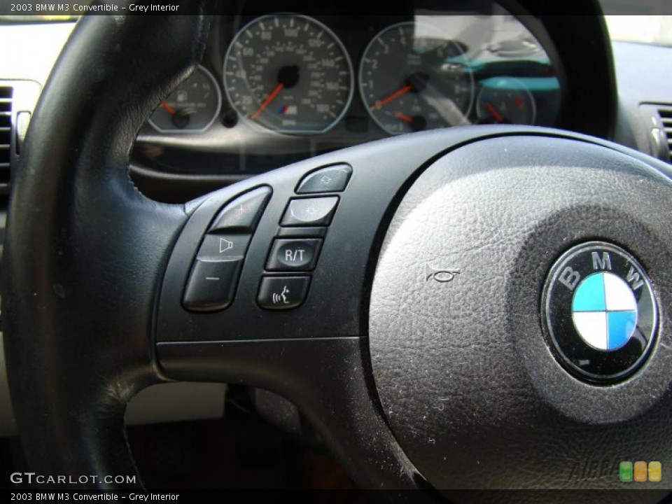 Grey Interior Controls for the 2003 BMW M3 Convertible #47603048